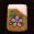 Moose hide debit card holder with purple flower hand beaded design