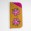 Dene beaded moosehide glasses case with pink flowers and pink inside